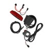 Electric Bike QD168 Front Light DR001 Rear Light Set with