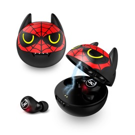 Wireless Bluetooth Earbuds for Kids Audifonos Inalambricos Headphones Touch Control with Funny Cartoon Charging Case Waterproof Stereo Earphones in-Ear Headset