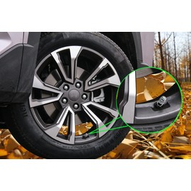 Lunsom Skull Tire Valve Stem Caps Vehicle Wheels Air Valves Hole Cover Accessories Fit Most Car Motorcycle (4PCs Silver)