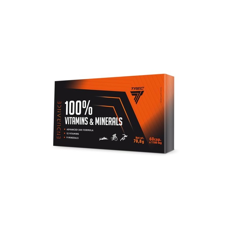 Trec Nutrition 100% Essenctial Vitamins and Minerals 60 caps day