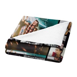 40''x60'' Morgan Blanket Super Soft Flannel Throw Blanket Warm Comfortable Smooth Fuzzy Plush Blanket Gifts for Kids Adults All Season