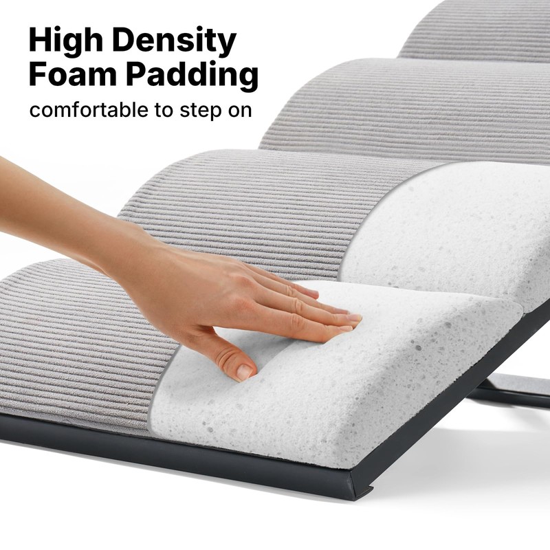 Veehoo Dog Ramp for Bed Couch Small Large Dogs, Foldable