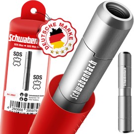 SCHWABENBACH ® SDS Max to SDS Max Adapter - Adapter Piece for Use of SDS Max Concrete Drill or Chisel on SDS Max Machines - Premium Quality - SDS Max Shank Drill Chuck Hammer Drill Bit