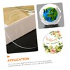 jojofuny Transparent Acrylic Round Disc Clear Acrylic Sheet for DIY