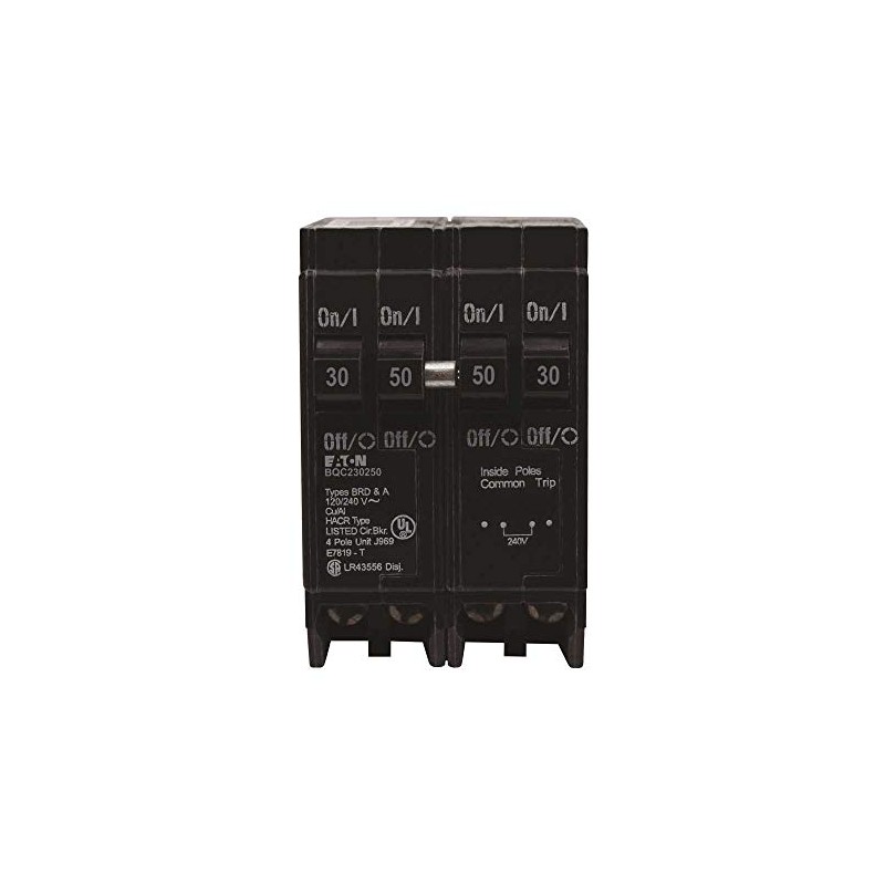 Eaton BQC230250 Quad Breaker One 2 Pole 30 Amp And