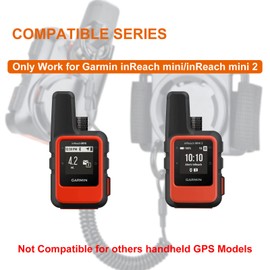 Backpack Tether for Garmin inReach Mini/inReach Mini 2 Handheld GPS - Backpack Mount Not for Other Garmin Models