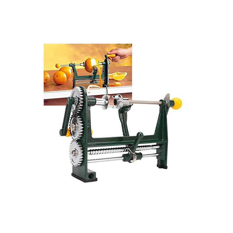 CHICIRIS Stainless Steel Slicer and Corer, Orange Peeler with Clamp
