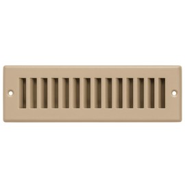 Sierra Grates Toe Kick Vent Cover 2" x 10" Duct Opening, Brown Cabinet Toe Kick Register Grille, Steel Air Vent Grate for Kitchen Cabinets HVAC Ventilation