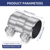 Exhaust Clamp Pipe Connector 60 mm x 95 mm Pipe