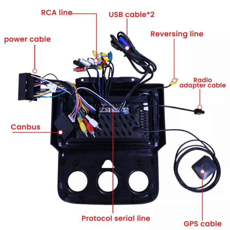 Unbranded FOR 2013-2019 DODGE RAM 1500 2500 3500 9" ANDROID