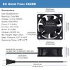GDSTIME EC Cooling Fan 60mm x 60mm x 25mm AC