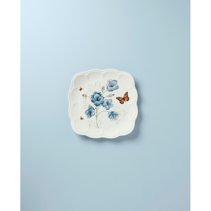 Lenox Butterfly Meadow Square Dinner Plate, 7.16