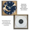 Constantplanet 14 Inch Moon Clock for Kids Bedroom Small Glow