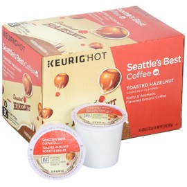 Starbucks Seattle's Best Coffee Toasted Hazelnut K-Cup for Keurig Brewers, 10 ct
