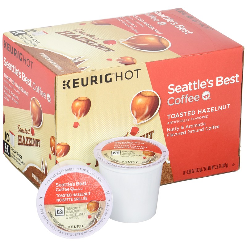 Starbucks Seattle's Best Coffee Toasted Hazelnut K-Cup for Keurig Brewers,