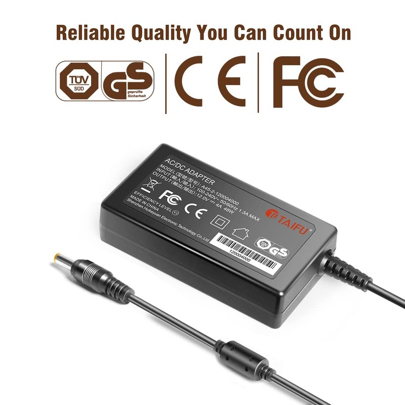 TAIFU 12V 3A AC Adapter Charger for Pioneer DJ DDJ-FLX10