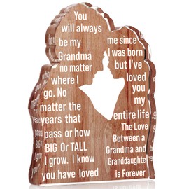 Grandma Gifts from Granddaughter Mothers Day Gifts for Grandmother Birthday Gifts Idea Best Grandma Ever Gifts Great Grandma Christmas Mother's Day Gifts for Grandparents gigi nana Acrylic Plaque Sign