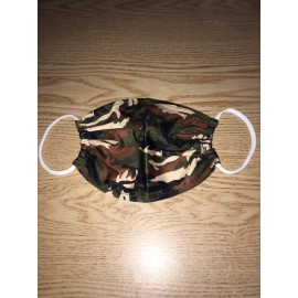 New Black Beige Brown Green Camo Print Face Mask