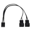 AINEX CA-098A 15cm Black Bifurcage Power Ribbon Cable for PWM