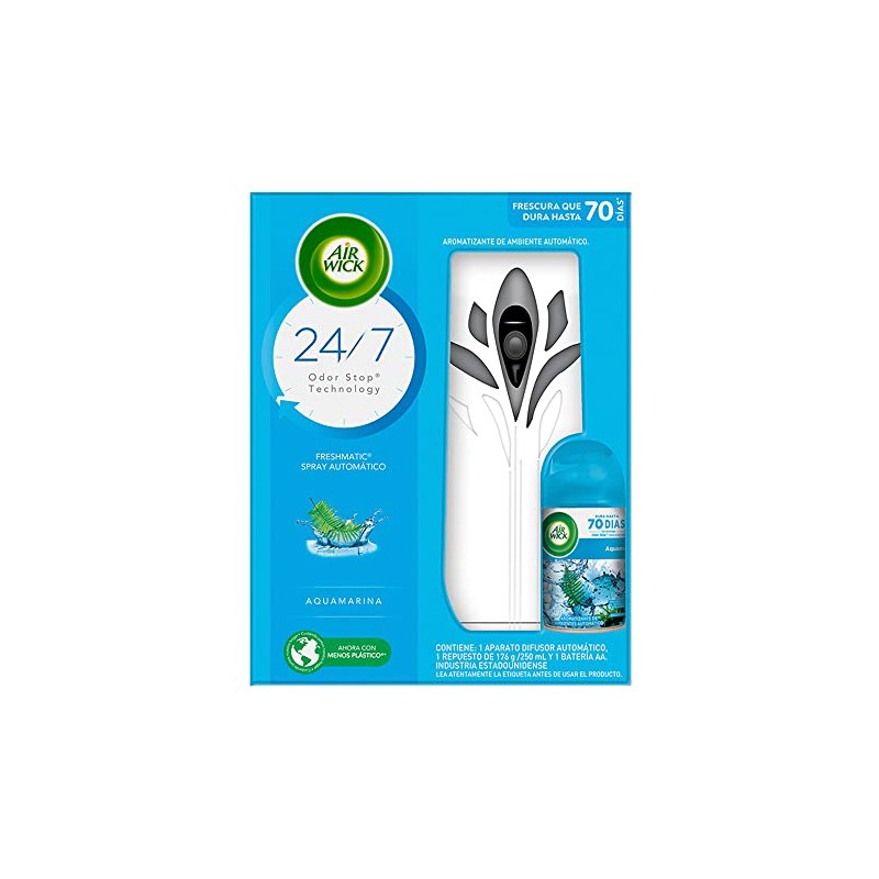 Air Wick® Freshmatic® Aparato Aromatizante De Ambiente Automático, Aroma Acquamarina,