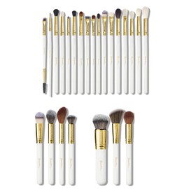 Waterpoof Makeup Brushes Set Premium Goat Synthetic Fiber Powder Foundation Highlight Concealer Eyeshadow Blending By Bueart Design