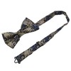 Bowties.jp ul00657 Paisley Brown Bow Tie & Pocket Square Set,