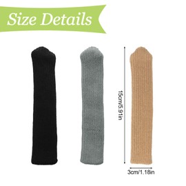 UFURMATE Door Handle Cover Knitted Antifreeze Door Handle Protector Mixed Color Anti-scald Door Knob Cushion Cover to Protect Handle 6 Pack