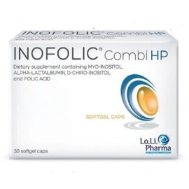 Lo.Li. Pharma Inofolic Combi HP – Advanced PCOS & Fertility Support with Myo‑Inositol – 30 Softgel Capsules