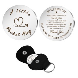 Dad Gifts Papa Gift for Dad GiftsIdeas for Dad FathersDay Gift Step DadGift for GrandpaGifts ChristmasGift for Husband Ideas Thanksgiving Gift Cadeau Papa Pocket Hug Keychain Men Gifts for Men