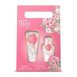 Maja, Estuche Coleccionable Love Rose 2 piezas, contiene un Body Splash de 60 ml y una Crema para manos de 80 ml                                      