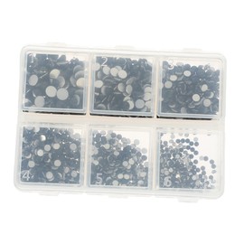 Baluue 1set Shiny Flatback Glass Rhinestones for Nail Art Projects Manicure Charms and Crafts Kit for Home Decor Body Art and Jewelry Making for Festivals and Daily Use