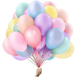 Green Paw Products Green Paw Products - 25 Macaron Pastel - Party Balloons - Eco Friendly & Biodegradable - 100% Natural Latex