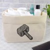Large 'Viking Hammer Of Thor' Canvas Organiser/Storage Bag (OR00032808)