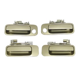 ADVANCE IGNITION Compatible with Toyota Front and Rear 1997-2001 Camry Cashmere Beige Metallic 4M9 Outside Door Handle 4PCS 1997 1998 1999 2000 2001