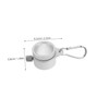 ULTECHNOVO 2pcs Stainless Steel Flagpole Clips Rotating Anti-wrap Easy Install
