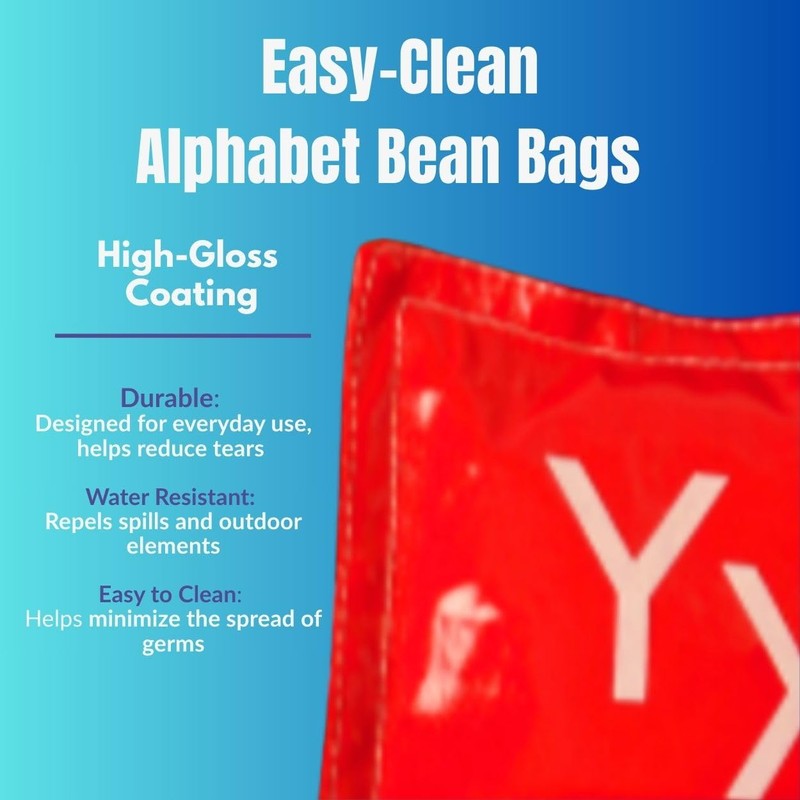 Constructive Playthings Alphabet Bean Bag Set for All Ages, 26