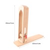 Leather Hand Stitching Fixture Wooden Leather Fix Clamp Leather Sewing