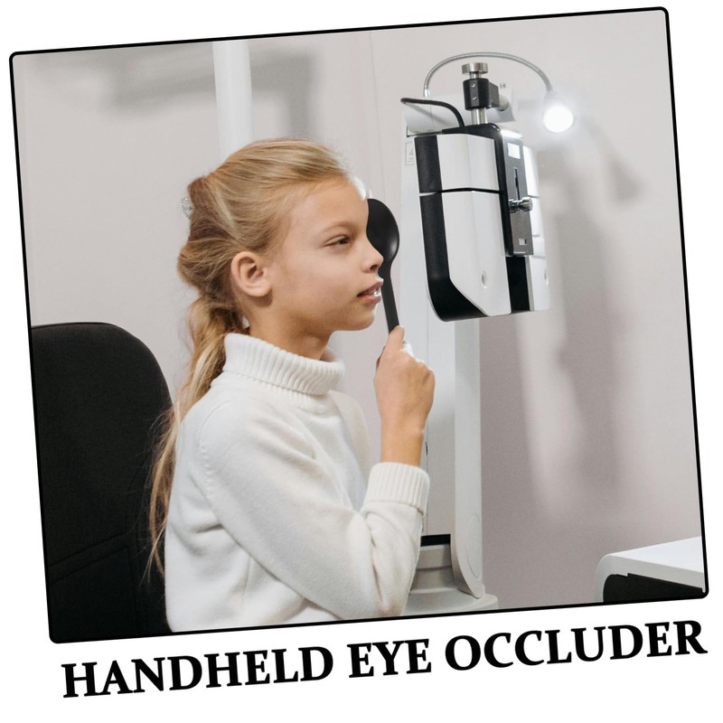 CIYODO 2pcs Lightweight Plastic Eye Covers for Accurate Optometry Exams