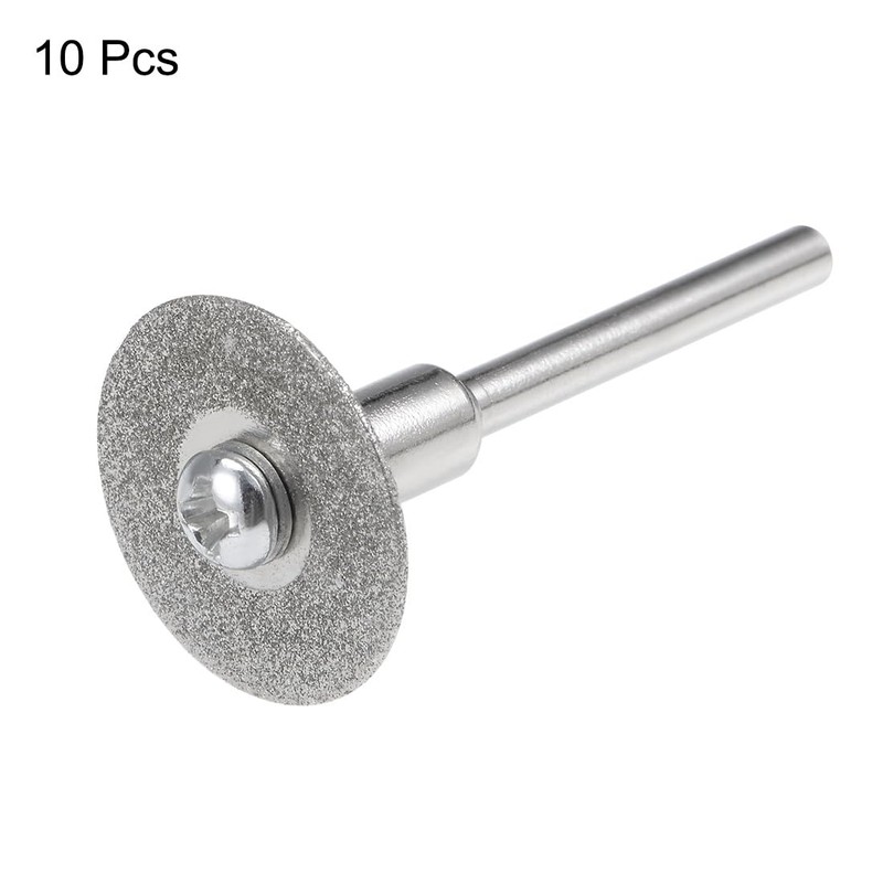 sourcing map 10pcs 18mm Diamond Coated Rotary Cut Off Grinding