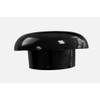 110mm Solvent Soil Pipe Mushroom Vent Cowl, Black UPVC 4-inch