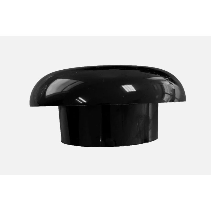 110mm Solvent Soil Pipe Mushroom Vent Cowl, Black UPVC 4-inch
