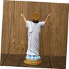 Tofficu Easter Jesus Adornment Statue of Jesus Rebirth Holy Child