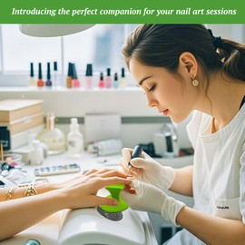 Nail Art Cushion Holder - 3D Printed Manicure Hand Rest with Anti-Skid Design for Home, Salon, and DIY Nail Art