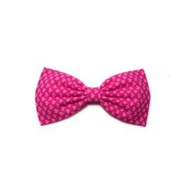 Sweet Candy Pink Hearts Hair Bow (Headband)