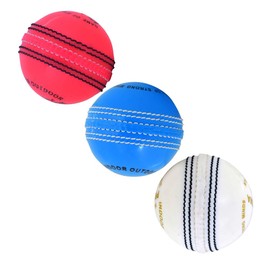 Kosma Cricket Incrediball Practice Balls (3 Pack - Blue, Pink, White) Real Bounce Enable Players to Develop their playing Skills without the Risk of Injury