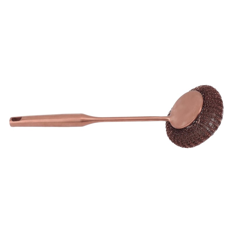 Long Handle Steel Wool Scrubber Deep Clean Rustproof Stainless Steel