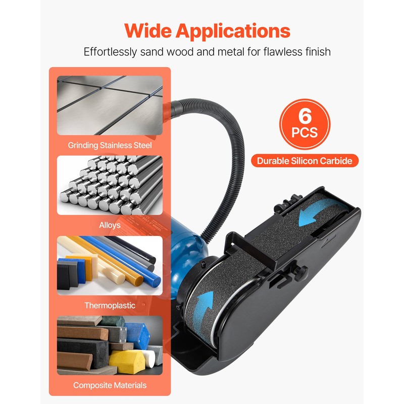 VEVOR Sanding Belts, 2 x 72-inch Belt Sander Sanding Belts,