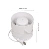 Angoily Bathroom Ventilation Fan 4 Inch Quiet Inline Duct Fan