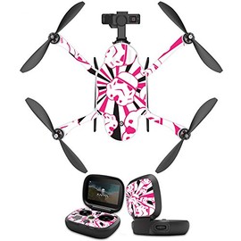MightySkins Skin Compatible with GoPro Karma Drone Headphones wrap Cover Sticker Skins Pink Trooper Storm