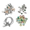 Charm Bracelet Making Kit Basic Bracelets Colored Beads Pendants Jewelry